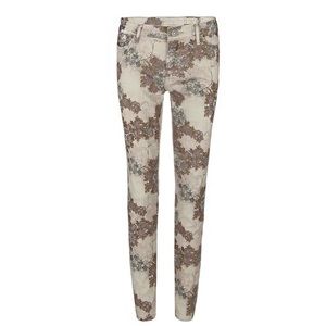 ALL SAINTS Brodie Floral Ankle Zip Jeans